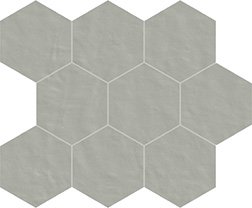 Tint Unit mosaïque hexagonale ferro 10x10cm