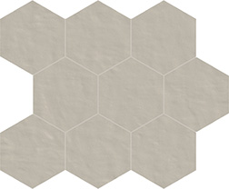 Tint Unit mosaïque hexagonale perla 10x10cm