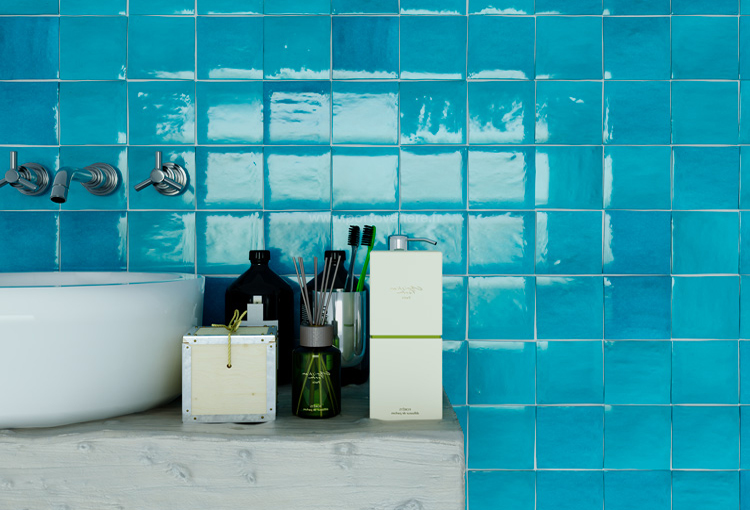 Tendance déco carreaux esprit Zellige coloré