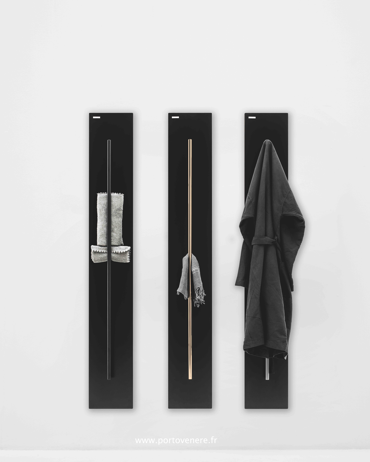 Sèche-serviettes design – Noir – Choix de tailles - Arch