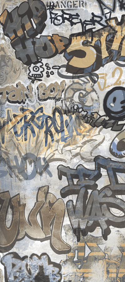 Carrelage Decor graffiti GREY à montpellier