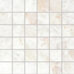 Mosaique 30x30 effet marbre crystal clair Sublimis Precious White à Montpellier 34