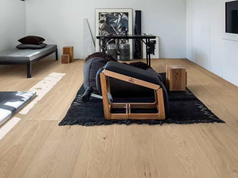 Parquet xxl nature brossé Misty White Oak