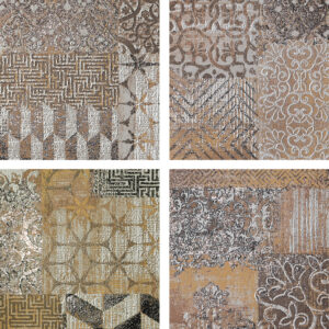Décor S/4 Rococo' Terracotta 30X30